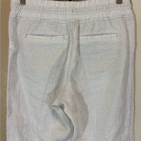 NWOT Athleta Cabo Linen Joggers Micro Cheetah Print - Picture 13 of 16
